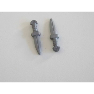 PLAYMOBIL (L912) ASIE - Lot de 2 Dagues Argent 5460 5537 9332