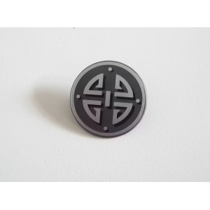 PLAYMOBIL (L9110) ASIE - Bouclier Rond Gris Foncé Samourai 5493
