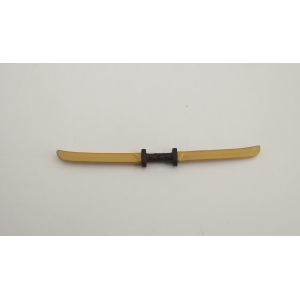 PLAYMOBIL (L917) ASIE - Katana Sabre Double Doré Noir Samourai 4789 5480 5629