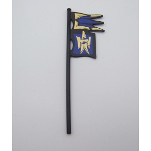 PLAYMOBIL (L9135) ASIE - Grand Drapeau Bleu Samourai 4789