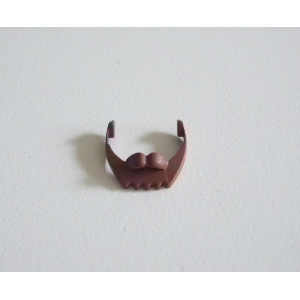 PLAYMOBIL (0701) BARBES - Barbe Marron Droite avec Moustache