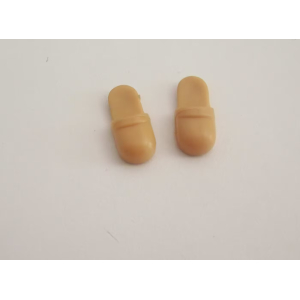 PLAYMOBIL (0540) PIEDS - Paire de Sabot Beige Vintage Adulte