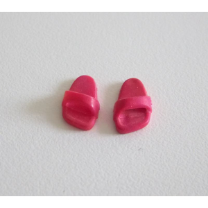 PLAYMOBIL (0511) PIEDS - Paire de Sandale Chausson Rose Souple Adulte