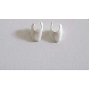 PLAYMOBIL (0536) PIEDS - Guêtres Blanches Dessus Chaussures 3720 3725 5509 4230