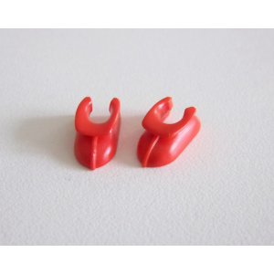 PLAYMOBIL (E517) INDIENS - Paire de Mocassins Rouge pour Squaw
