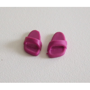 PLAYMOBIL (0517) PIEDS - Paire de Sandale Chausson Fuchsia Souple Adulte
