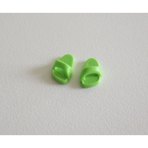 PLAYMOBIL (0512) PIEDS - Paire de Sandales Chausson Vert Clair Dur Enfant