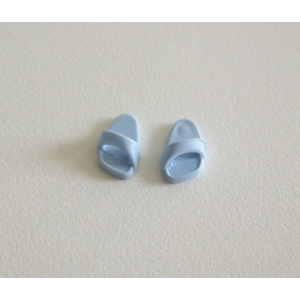 PLAYMOBIL (0513) PIEDS - Paire de Sandales Chaussons Bleu Clair Dur Enfant