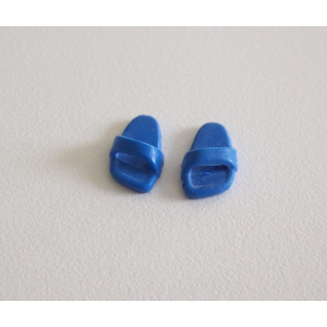 PLAYMOBIL (0516) PIEDS - Paire de Sandale Chausson Bleu Foncé Dur Adulte