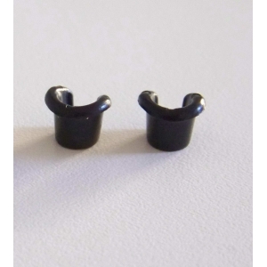 PLAYMOBIL (0505) PIEDS - Paire de Jambières Noires Pirates & Moyen-Age Vintage