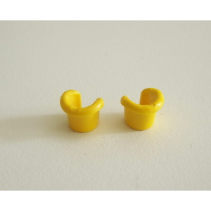 PLAYMOBIL (0506) PIEDS - Paire de Jambières Jaunes Pirates & Moyen-Age Vintage