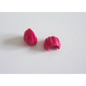 PLAYMOBIL (0844) BRAS - Paires de Couvertures d'Epaules Rose Foncé Plissées