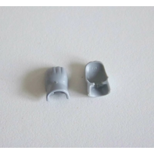 PLAYMOBIL (0847) BRAS - Paire de Gants Gris Clair 4824 5257 5596 5524 6857 9285