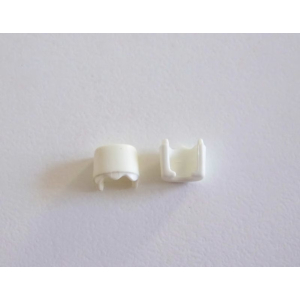 PLAYMOBIL (0864) BRAS - Paire de Manchettes Blanches Courtes Bord en Dentelle