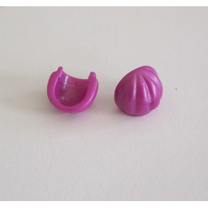 PLAYMOBIL (0829) BRAS - Paires de Couvertures d'Epaules Violet Plissées 4249