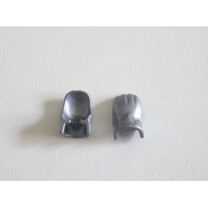 PLAYMOBIL (0833) BRAS - Paire de Gants Gris Métallique 4837 5894 70051