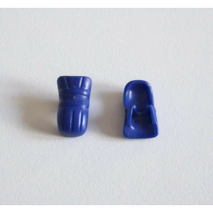 PLAYMOBIL (0819) BRAS - Paire de Gants Bleu Foncé Protection Poignets 3193 5993