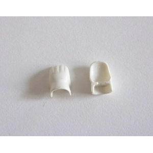 PLAYMOBIL (0849) BRAS - Paire de Gants Blanc 5185 5362 5363 5366 5397 6857 9235