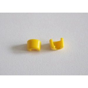PLAYMOBIL (0835) BRAS - Paire de Manchettes Courtes Jaune 3023 3037 3784 3785