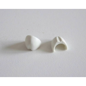 PLAYMOBIL (0839) BRAS - Paire de Couvertures d'Epaules Blanc Plissées 4670