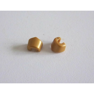 PLAYMOBIL (0836) BRAS - Paire de Manchettes Courtes Doré Pointes 3111 3112 4817