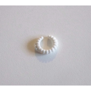 PLAYMOBIL (0637) COU - Foulard Col Roulé Blanc Vintage
