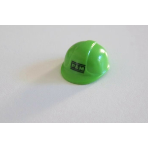 PLAYMOBIL (0360) Chapeau Adulte Casque Vert P&M Chantier