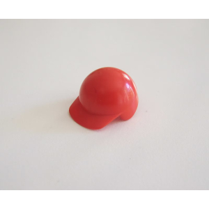 PLAYMOBIL (0385) Casque Adulte de Moto Rouge avec Grande Visiére Vintage