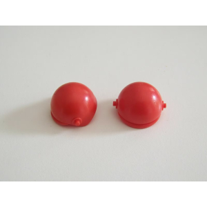 PLAYMOBIL (03172) Lot de 2 Chapeaux Adulte Casque rouge Moto Ski Vintage