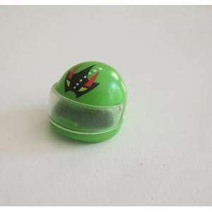 PLAYMOBIL (03166) Casque Adulte Vert avec Visiére Pilote Bateau de Course 3041