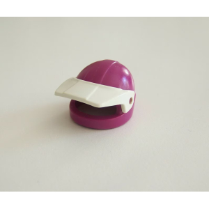 PLAYMOBIL (03165) Casque Adulte de Moto Cross Violet avec Visière 3044