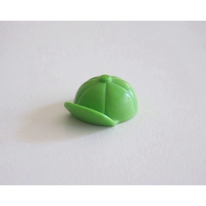 PLAYMOBIL (0329) Chapeau Adulte Casquette Vert Clair Visière Relevée Cycliste
