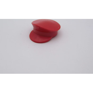 PLAYMOBIL (0320) Chapeau Adulte Casquette Rouge Foncé Chef de Gare Vintage