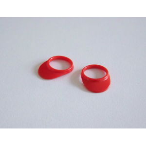 PLAYMOBIL (03128) Chapeau Adulte Lot 2 Casquettes Rouge avec Visière Vintage