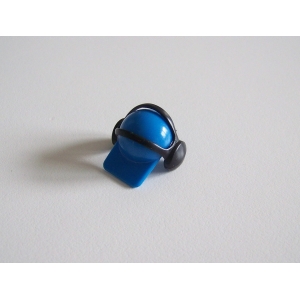 PLAYMOBIL (03149) Casquette Bleu & Ecouteurs TVI Télévision 3468 3531 3571 3788
