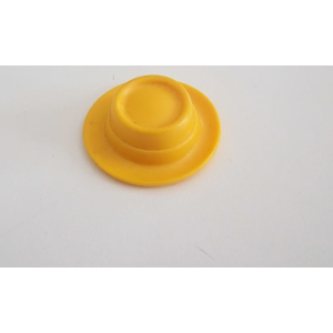 PLAYMOBIL (0372) Chapeau Adulte Rond Orange Bord Droit Jardinier 4131 4482