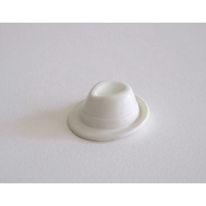 PLAYMOBIL (0304) Chapeau Adulte Chapeau de Ville Blanc Fedora Borsalino