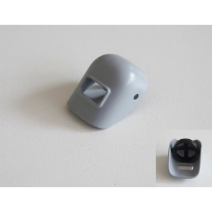 PLAYMOBIL (03187) Chapeau Adulte Casque de Soudeur Gris Complet 3678 4043 4422