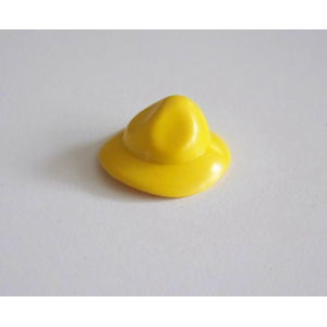 PLAYMOBIL (03155) Chapeau Adulte Jaune pour Paysan 3436 3503