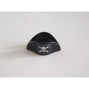 PLAYMOBIL (03248) Chapeau Adulte Bicorne Noir Tête Mort Capitaine 3050 3051 3542