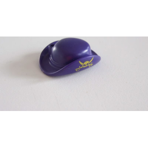 PLAYMOBIL (03250) Chapeau Adulte Violet à Bords Relevés Tête Mort 3863 3939