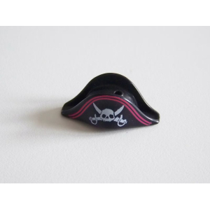 PLAYMOBIL (03133) Chapeau Adulte Bicorne Noir Tête de Mort Capitaine 3858  3939