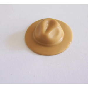 PLAYMOBIL (03100) Chapeau Stetson Haut Froissé Beige Adulte 3485 3811