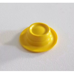 PLAYMOBIL (0338) Chapeau Adulte Rond Jaune Bord Droit Chercheur d'Or Western