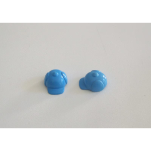 PLAYMOBIL (0455) Chapeaux Enfants - Lot de 2 Caquettes d'Hiver Bleu Clair