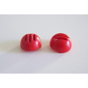 PLAYMOBIL (0414) Chapeaux Enfants - Lot de 2 Casques Rouges Skate Ski Vélo