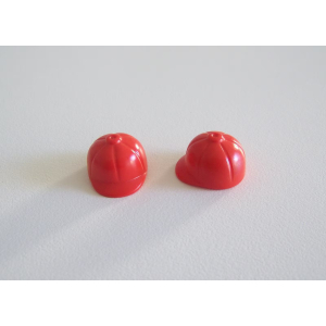 PLAYMOBIL (0419) Chapeaux Enfants - Lot de 2 Bombes Rouges Equitation Poney