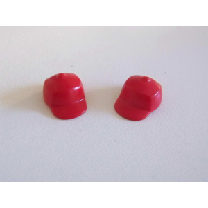 PLAYMOBIL (0401) Chapeaux Enfants - Lot de 2 Casquettes Rouges