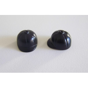 PLAYMOBIL (0404) Chapeaux Enfants - Lot de 2 Bombes Noires Equitation Poney