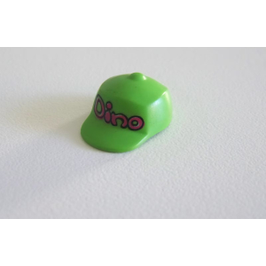 PLAYMOBIL (0413) Chapeaux Enfants - Casquette Verte Inscription DINO